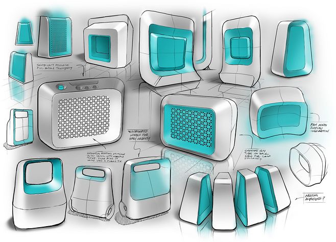工业设计中的手绘草图 产品设计的视觉基石